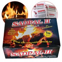 Katalizator do spalania sadzy SADPAL 1kg do pieców kominków saszetki 20x50g