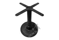 NOGA STOŁU M01 - NISKA Z KRZYŻAKIEM SŁONECZKO PEŁNE Z WYSPĄ PODSTAWA STÓŁ ŻELIWNA