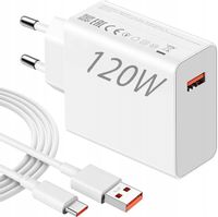 SZYBKIE ŁADOWANIE 120 W DLA XIAOMI USB - C TYP 1M