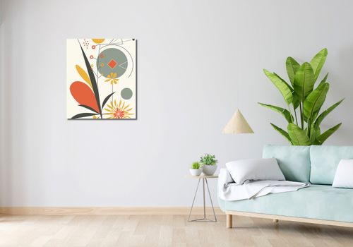 Obraz 60x70cm Geometryczny Ogród na Arena.pl