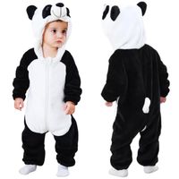 KOSTIUM KOMBINEZON KIGURUMI PANDA PAJACYK ŚPIOCHY PIŻAMA PRZEBRANIE 90