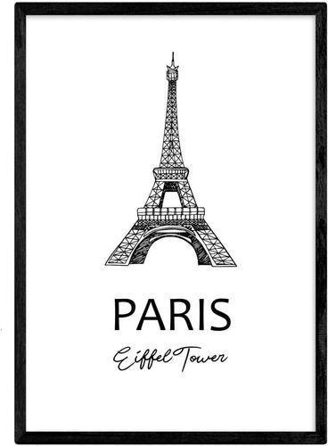 plakat obraz wieża eiffla paryż a4 na Arena.pl