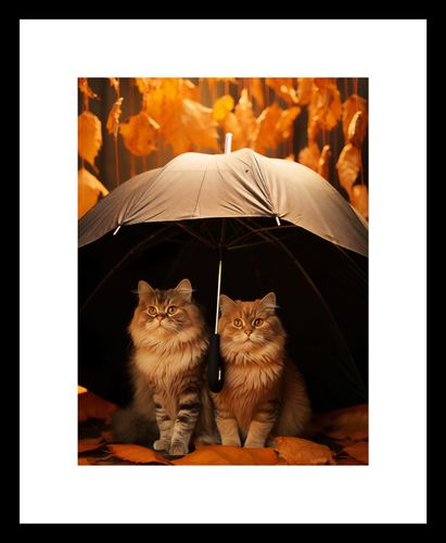 Plakat 15x20cm Jesienny Koci Schron na Arena.pl