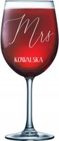 Kieliszek do wina grawer PREZENT na dzień kobiet