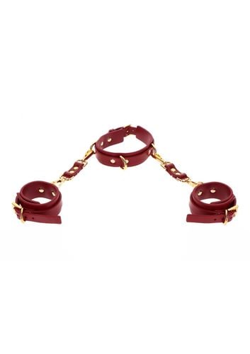 d-ring collar and wrist cuffs na Arena.pl