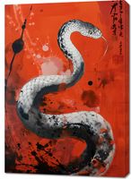 Obraz 70x100cm Smoczy Oddech Węża