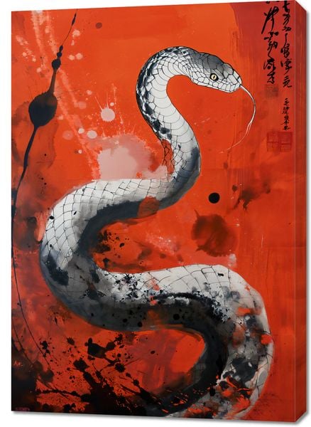 Obraz 70x100cm Smoczy Oddech Węża zdjęcie 1