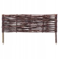 Palisada Ogrodowa 60x30cm Obrzeże Płotek Wiklinowy