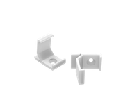 Uchwyt bialy do profili GLC2 white clips
