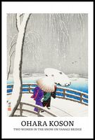 Plakat 61x91,5cm Design Two Women, Koson Vintage do Salonu