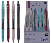 DŁUGOPIS AUTOMATYCZNY NIEBIESKI ŻELOWY GRIP GEL ACADEMY INTERDRUK