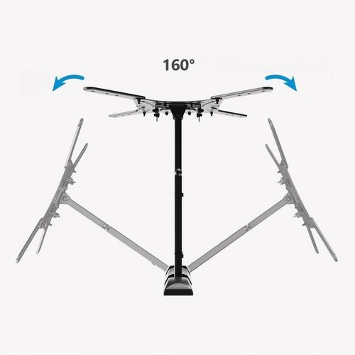 Markowy Obrotowy Uchwyt TV do Telewizorów 32'-55' Wysoka jakość Cert. TUV na Arena.pl