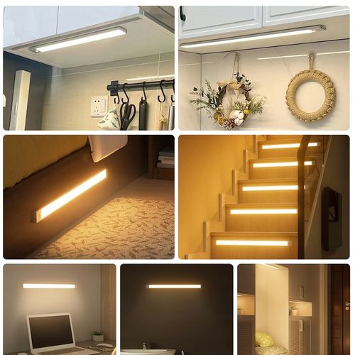 Lampa Listwa Oświetleniowa podszafkowa LED CZUJNIK RUCH MAGNES 50cm na Arena.pl