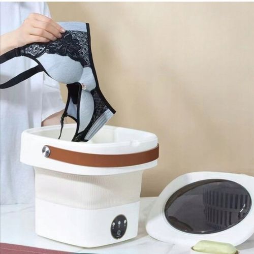 PRALKA TURYSTYCZNA PRZENOŚNA MINI SKŁADANA AUTOMATYCZNA Z WIROWANIEM na Arena.pl