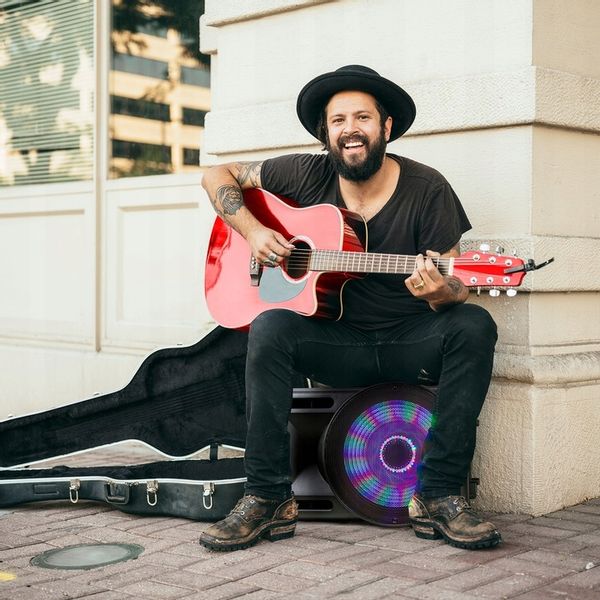 Kolumna aktywna 15'' 800W UHF BT bateria+ mikrofon/ imprezy konferencje zdjęcie 2