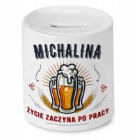 Skarbonka Dla Michaliny Na Urodziny Prezent Z Nadrukiem Ze Zdjęciem