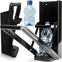 ZGNIATARKA DO BUTELEK PLASTIKOWYCH DO 2,5L PUSZEK ZGNIATACZ STALOWY WISZĄCY