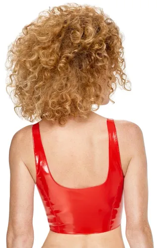 black level top winylowy czerwony xl błyszczący regulowany zamek na Arena.pl