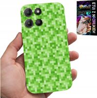 ETUI DO MOTOROLA MOTO G15 - WZORY Z GIER Z GRY PIKSEL PIKSELE PLECKI
