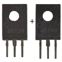 5x para BD139 + BD140 testowana HFE NPN PNP