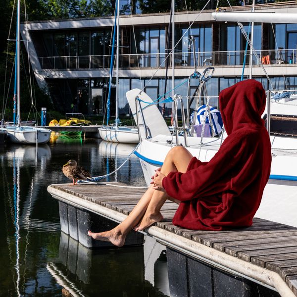 Bluzair - Bluza koc - Bordowy zdjęcie 10