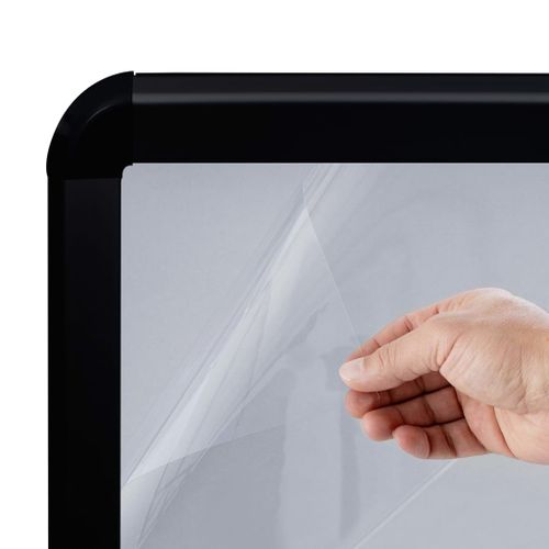 Stojak na plakat A1 z podstawą na wodę, czarny, stop aluminium na Arena.pl