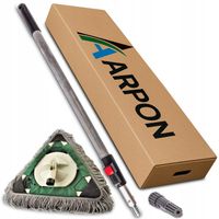 MOP WOOSTER DO CZYSZCZENIA ŚCIAN GŁADZI Z PYŁU KURZU KIJ TELESKOPOWY ZESTAW