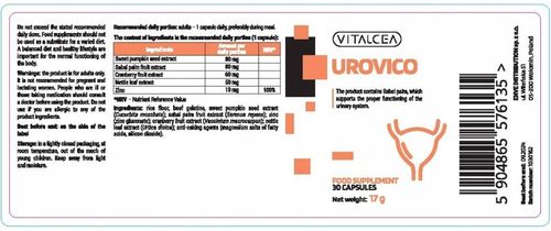 Urovico - wsparcie układu moczowego na Arena.pl