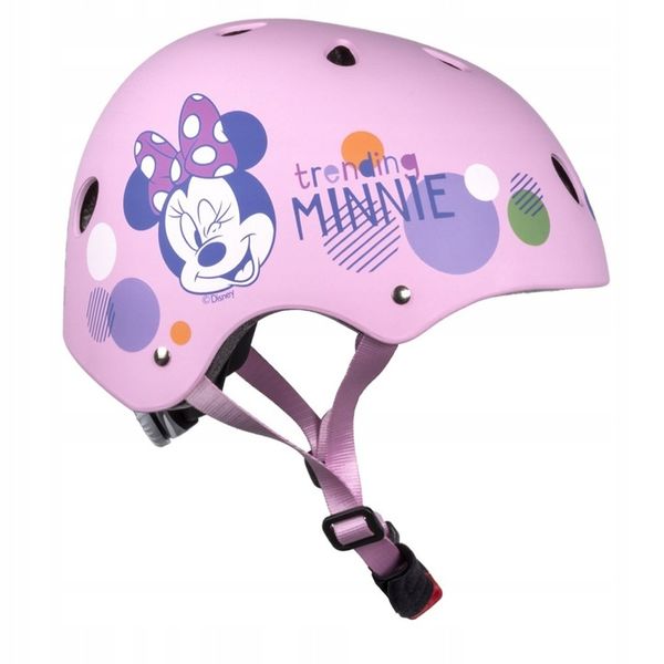 KASK SPORTOWY DLA DZIECI ROWEROWY DZIECIĘCY REGULOWANY MYSZKA MINNIE 52-56 zdjęcie 11