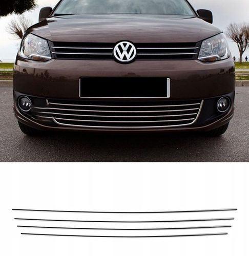 VW TOURAN 1T3 CADDY - Listwy CHROM GRILL atrapa na Arena.pl