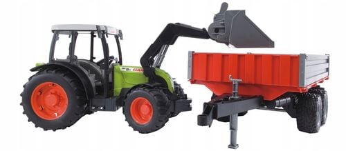 Traktor Claas Nectis 267F z ładowarką i przyczepą na Arena.pl