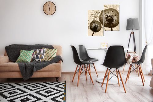 Obraz Drukowany 60X60 Dmuchawce W Beżu na Arena.pl