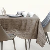 Obrus Plamoodporny VESTA Mankiet 130x130 Cappuccino AmeliaHome