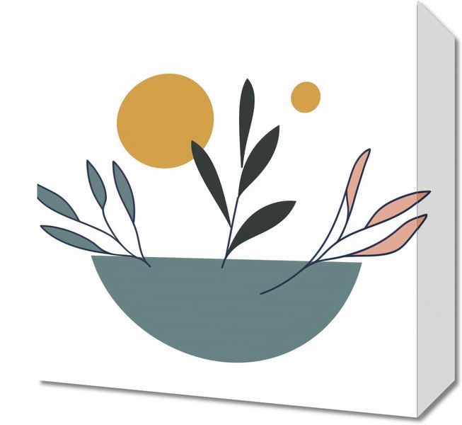 Obraz 30x30cm Miska Roślinności zdjęcie 1