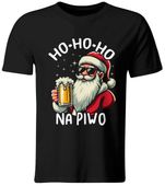 KOSZULKA Z MIKOŁAJEM, HO HO HO NA PIWO, ROZ. S