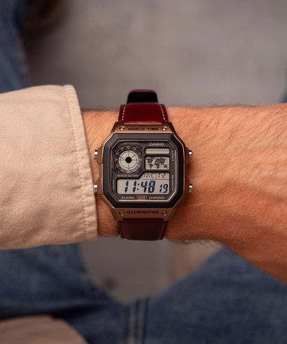 Zegarek męski Casio Vintage 'Royale' Casio-AE-1200WHL-5AVEF na Arena.pl