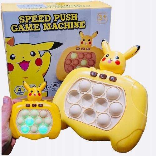 KONSOLA POP IT POKEMON PIKACHU GRA ELEKTRONICZNA ZRĘCZNOŚCIOWA SENSOR na Arena.pl