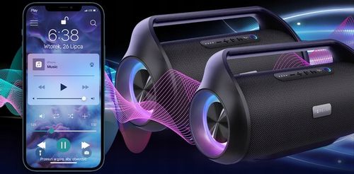 Forever głośnik Bluetooth Boost BOS-200 50W czarny na Arena.pl