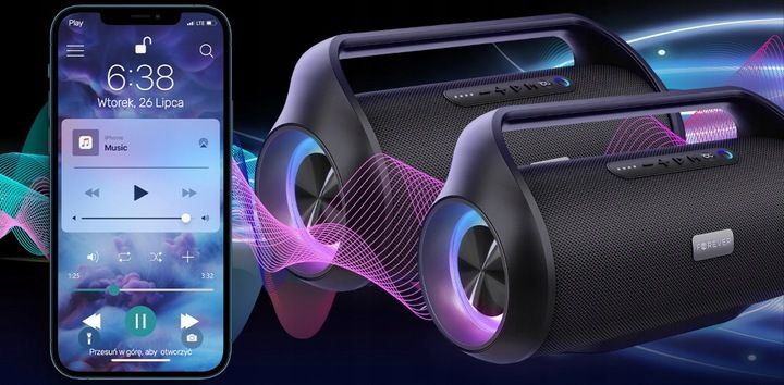 Forever głośnik Bluetooth Boost BOS-200 50W czarny zdjęcie 11