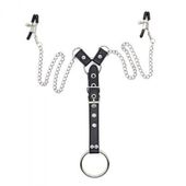 stymulator penitence man nipples clamps black