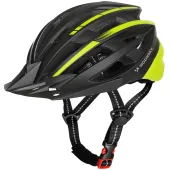 kask rowerowy mtb wozinsky z odpinanym daszkiem i tylną lampką usb