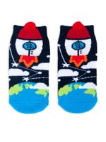 Skarpety z rakietą granatowe chłopięce 14-16