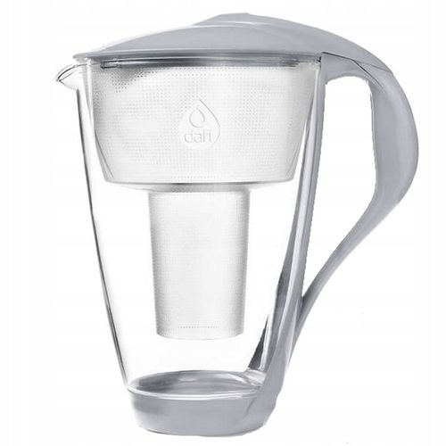 Dzbanek filtrujący szklany do wody Dafi CRYSTAL LED Szary + wkład na Arena.pl