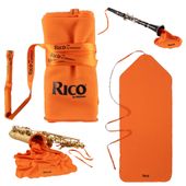 Wycior Antybakteryjny Saksofon Klarnet Rico by D’Addario Large Pomarańcz