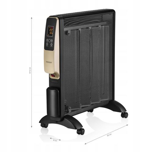 GRZEJNIK ELEKTRYCZNY NA PODCZERWIEŃ TERMOSTAT TIMER PILOT Czarny 2000W na Arena.pl