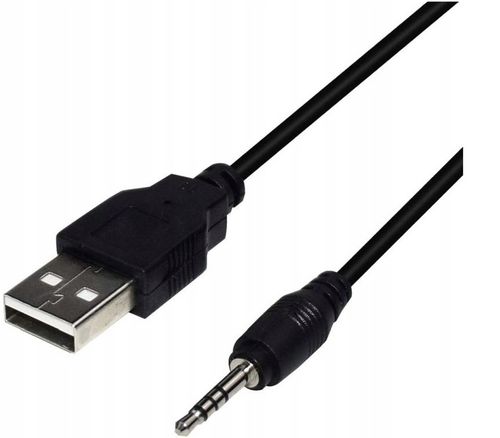 KABEL USB ŁADOWARKA AUX USB-A NA JACK 3,5MM 100CM na Arena.pl