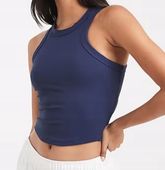 Nike - One Training Dri-FIT - Granatowy bez rękawów M