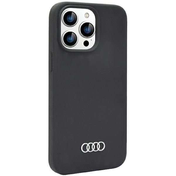 Audi Silicone Case iPhone 14 Pro Max 6.7" czarny/black hardcase zdjęcie 2