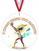 MEDAL PLEXI SPORTOWY siatkówka nadruk UV twój napis turniej piłki siatkowej