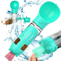 Butelka 300ml podajnik karmy poidło dla psa kota z podajnikiem worków